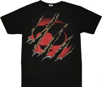 Thundercats Claws Ripping Through Logo T-shirt
