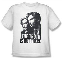 X-Files Shirt Kids Truth White Youth Tee T-Shirt