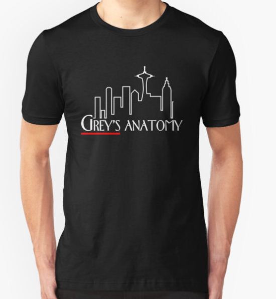 Grey's Anatomy x Frasier – Seattle TV Mashup T-Shirt by fandemonium T-Shirt