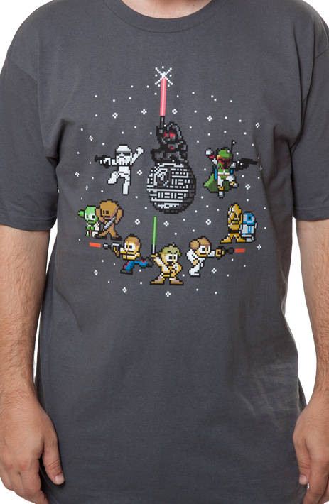 Star Wars 8-Bit Galaxy Shirt