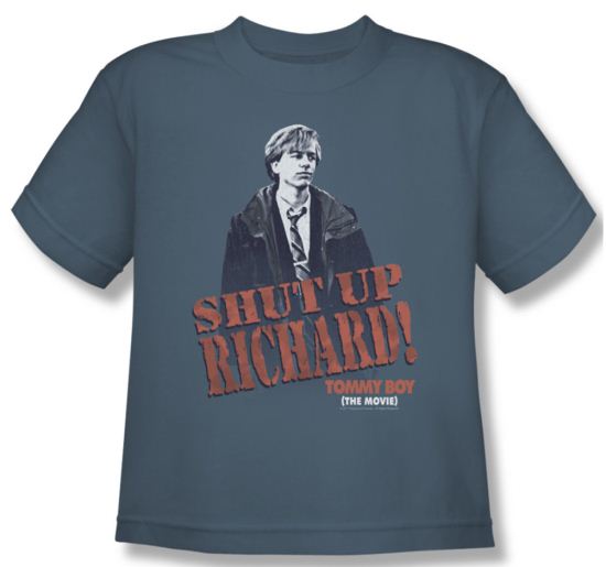 Tommy Boy Shirt Kids Shut Up Richard Slate Youth Tee T-Shirt