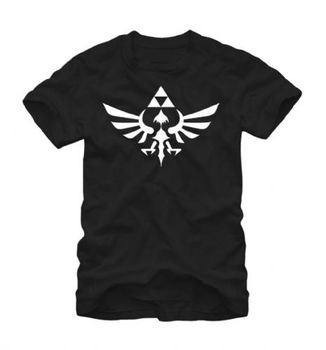 Nintendo Legend of Zelda Triumphant Triforce Adult Black T-Shirt