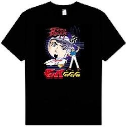 Speed Racer T-shirt Cartoon Go Go Go Adult Retro Black Tee Shirt