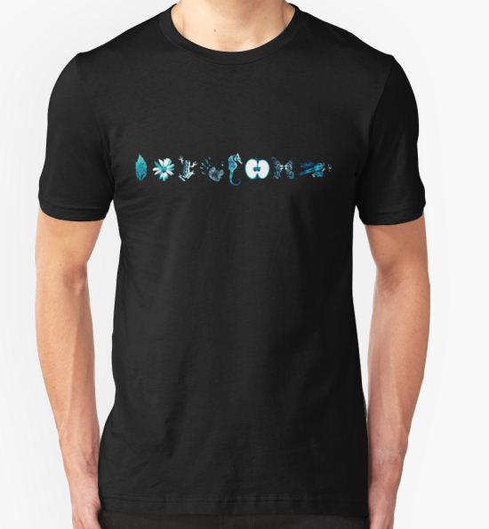 Fringe Glyphs T-Shirt by bubblemunki T-Shirt