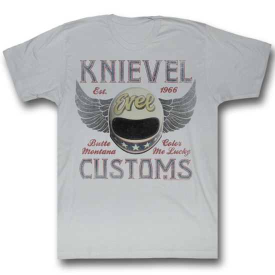 Evel Knievel Shirt Custom Ash T-Shirt