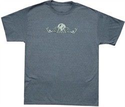 Grateful Dead T-shirt Ornate Pattern Charcoal Tee Shirt