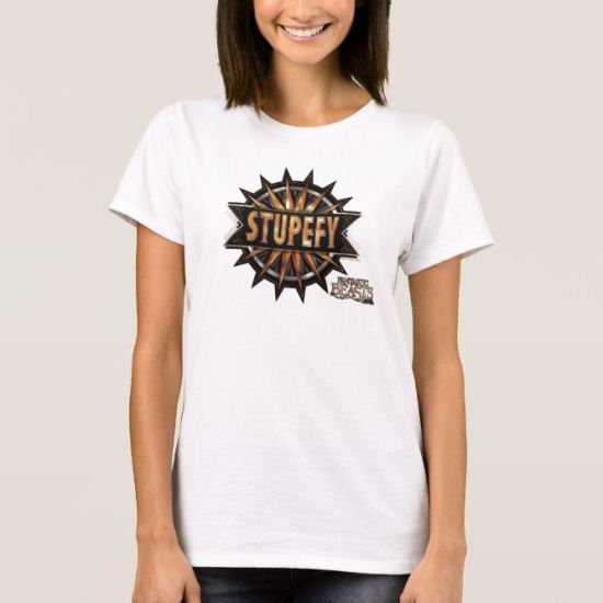 Black & Gold Stupefy Spell Graphic T-Shirt