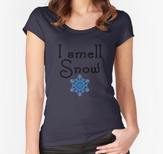 Gilmore Girls - I smell Snow Women's Fitted Scoop T-Shirt by Quotation  Park T-Shirt