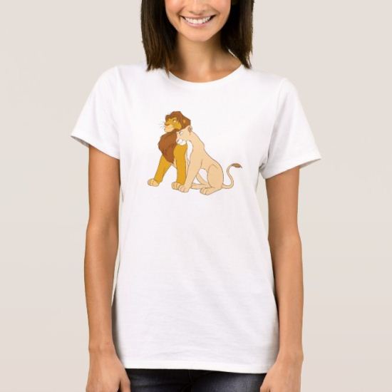 Lion King's Adult Simba and Nala Disney T-Shirt