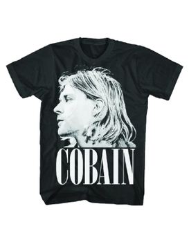 Nirvana Kurt Cobain Side View Photo Men's T-Shirt