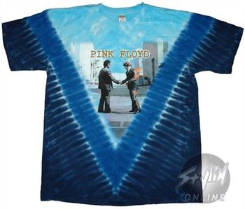 Pink Floyd Wish You Were Here Handshake Tie Dye T-Shirt