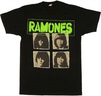 Ramones Group Boxes Hey Ho Let's Go T-Shirt Sheer