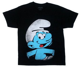 Faded Smurf - Smurfs Youth And Juvenile T-shirt