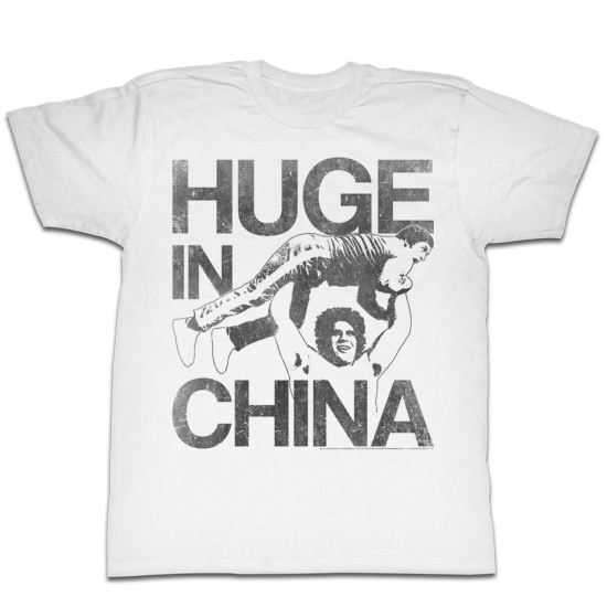Andre The Giant Shirt China White T-Shirt