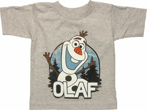 Frozen Olaf Vintage Toddler T Shirt