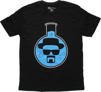 Breaking Bad Heisenberg Flask Simple T-Shirt Sheer