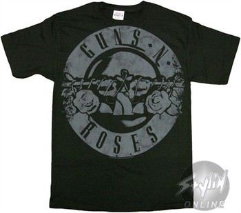 Guns N Roses Gray Logo T-Shirt