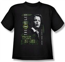 X-Files Shirt Kids Scully Black Youth Tee T-Shirt