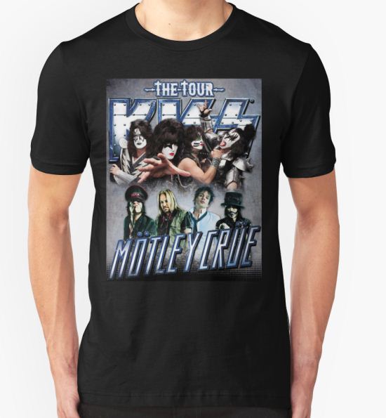 ‘motley crue the kiss tour’ T-Shirt by tembokindosat T-Shirt