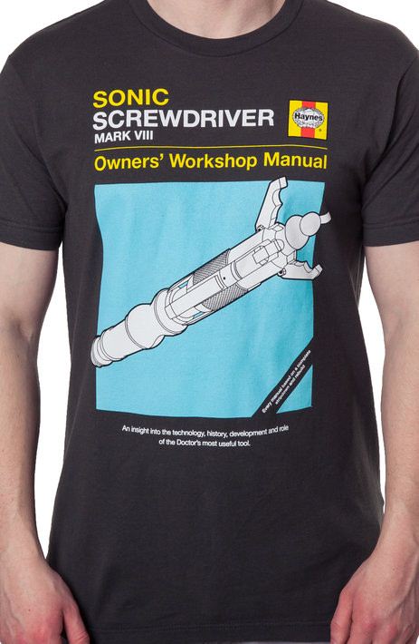 Sonic Screwdriver Doctor Who Shirt