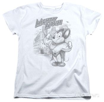 Womens: Mighty Mouse - Protect And Serve