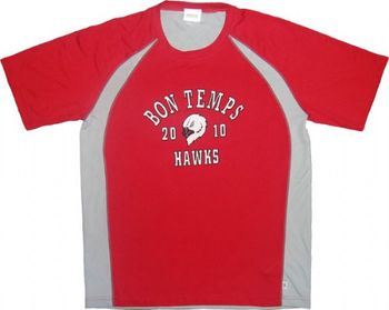 True Blood Bon Temps Hawks Jersey Adult T-shirt
