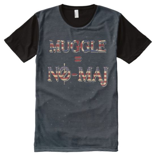 Muggle = No-Maj All-Over Print Shirt