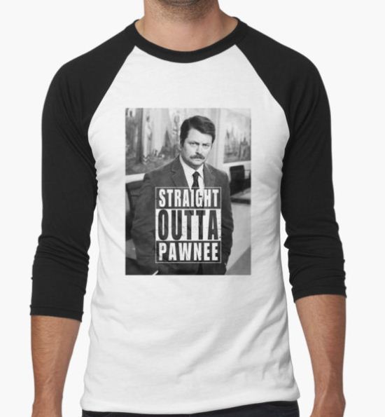 Striaght Outta Pawnee T-Shirt by Manoly T-Shirt