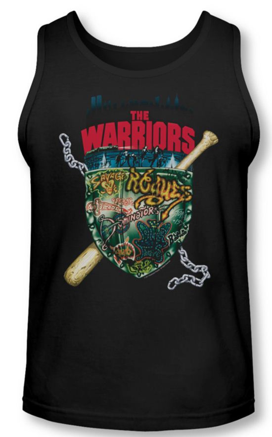 The Warriors Shirt Juniors Shield Black Tee T-Shirt