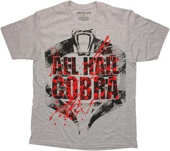 GI Joe All Hail Cobra Splatter T-Shirt Sheer