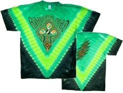 Grateful Dead T-shirt Tie Dye Celtic Cross Adult Tee Shirt