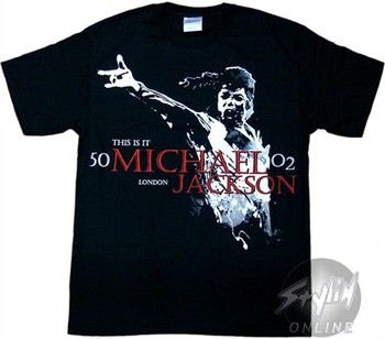 Michael Jackson This is it London Tour T-Shirt