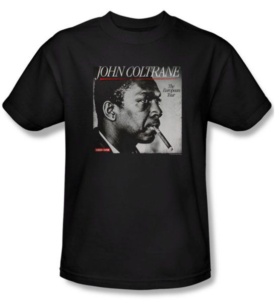 John Coltrane Shirt Concord Music Smoke Break Adult Black Tee T-Shirt