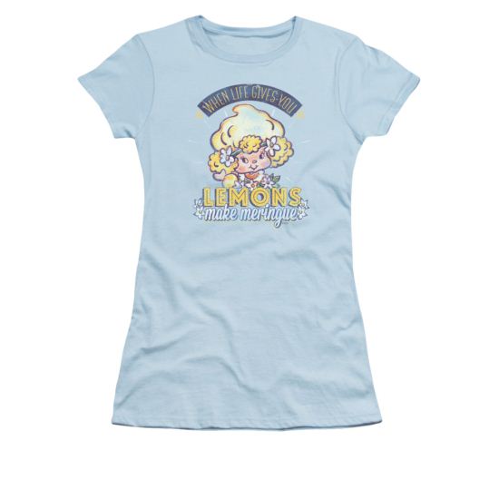 Strawberry Shortcake Shirt Juniors Make Meringue Light Blue Tee T-Shirt