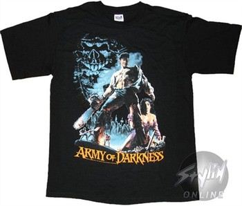 Army of Darkness Poster Skull T-Shirt