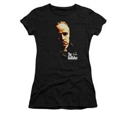 The Godfather Shirt Juniors Don Vito Black Tee T-Shirt