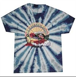 Grateful Dead Kids T-shirt Tie Dye GD Train Youth Tee Shirt