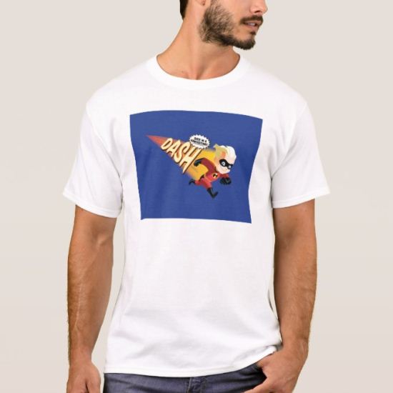 The Incredible Dash running "back in a nanosecond" T-Shirt
