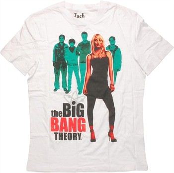 Big Bang Theory Group Penny Front Jack of All Trades T-Shirt Sheer