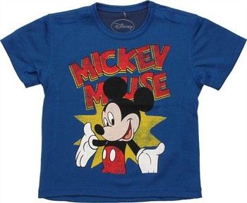 Disney Mickey Mouse Classic Pose Mesh Juvenile T-Shirt