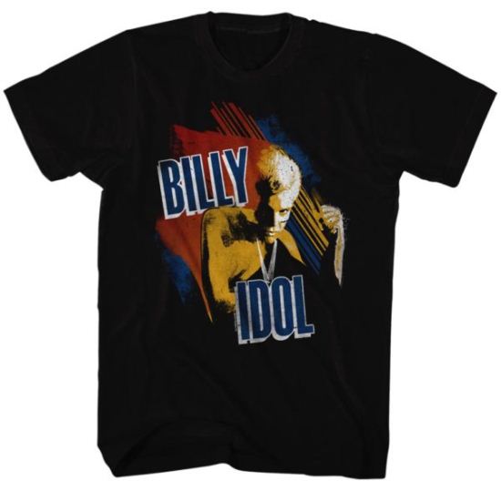 Billy Idol Shirt Idol Black Tee T-Shirt