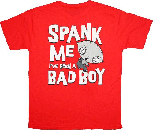 Family Guy Spank Me Stewie T-shirt