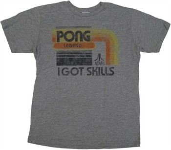 Atari Pong Legend I Got Skills T-Shirt Sheer by JUNK FOOD