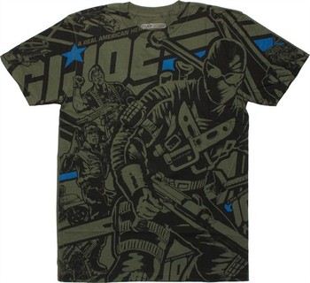 GI Joe Inked Heroes All Over Print T-Shirt