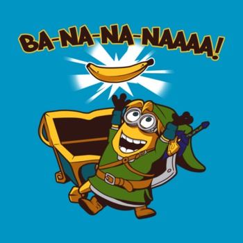 Ba-na-na-naaa! Zelda Minion Crossover T-shirt