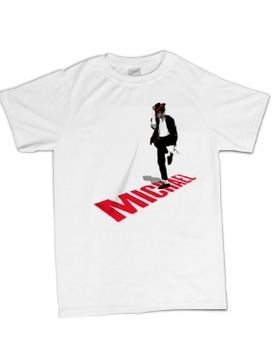 Michael Jackson Dance Shadow On 3-D Name Men's T-Shirt