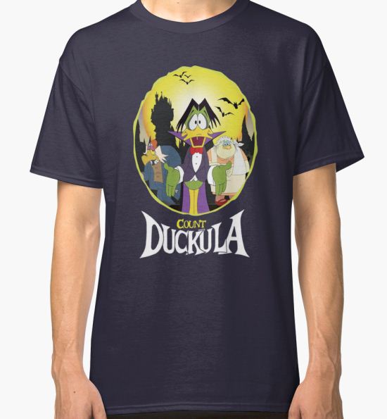 ‘Count Duckula - Darkwing Duck’ Classic T-Shirt by ZananaBanana T-Shirt