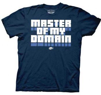 Seinfeld Master of My Domain Navy T-shirt