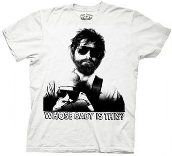 The Hangover Alan Whose Baby White T-shirt
