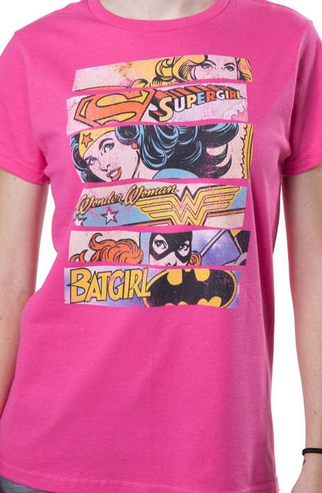 DC Comics Super Heroines T-Shirt